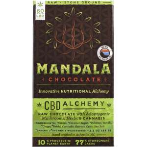Chocolate Bar Mandala Chocolate CBD Alchemy