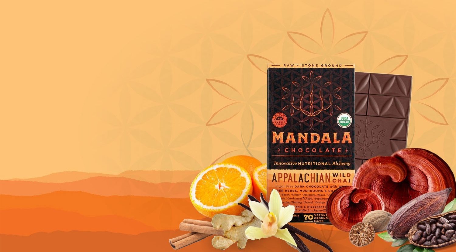 APPALACHIAN WILD CHAI Mandala Tree Superfood Raw Chocolate