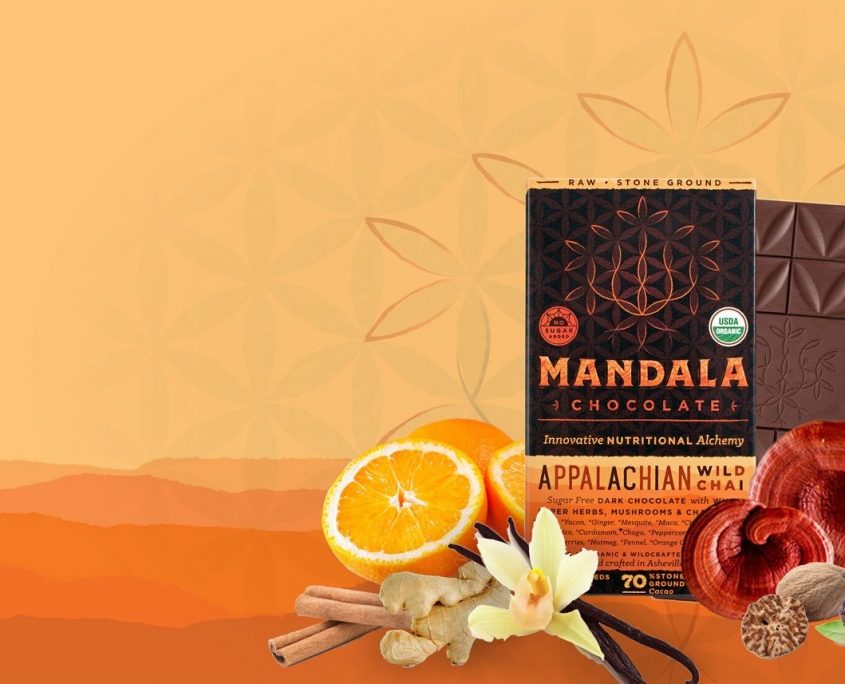 APPALACHIAN WILD CHAI Mandala Tree Superfood Raw Chocolate