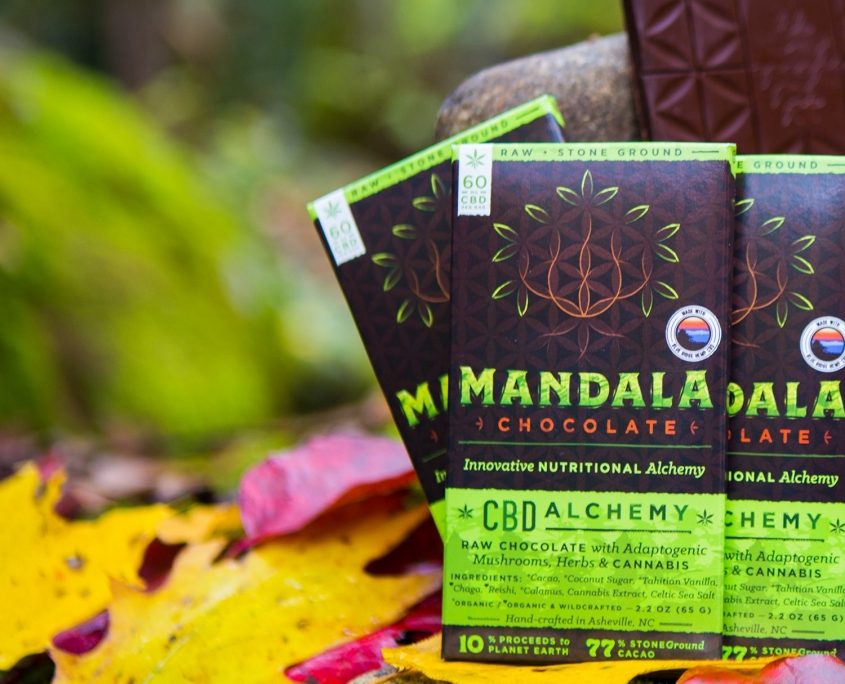 CBD Autumn Stream Mandala Chocolate Bars