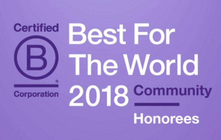 Certified B Corp Best For The World 2018 Certified B Corp Best For The World 2018